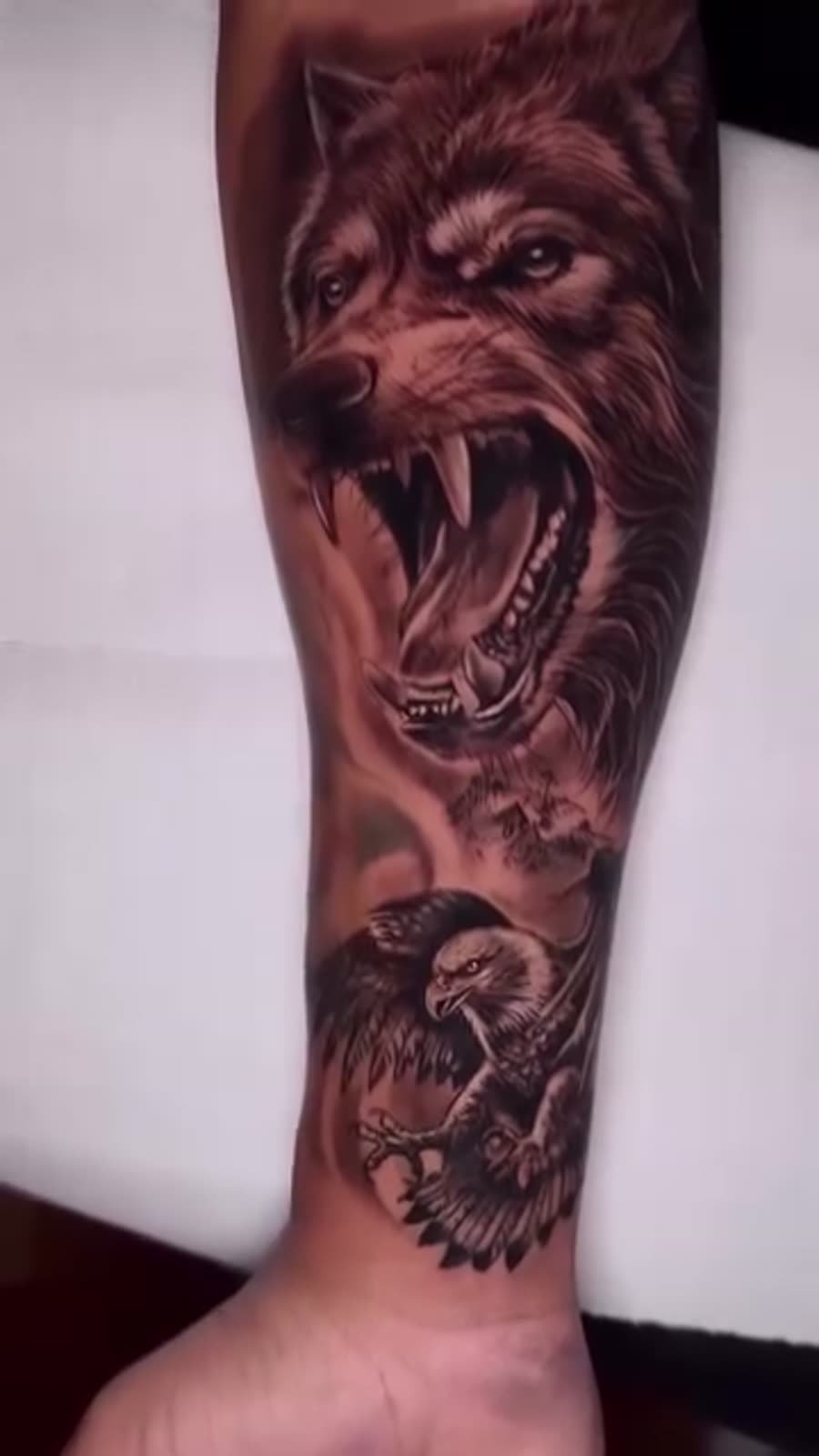 Tatuagem — Urso realista por Fabão Tatuador