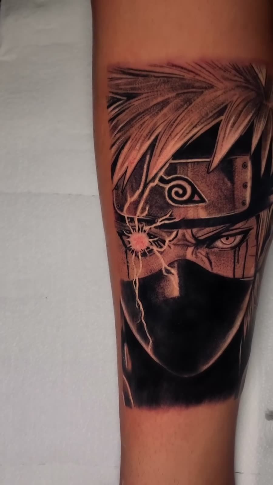Tatuagem — Kakashi por Fabão Tatuador