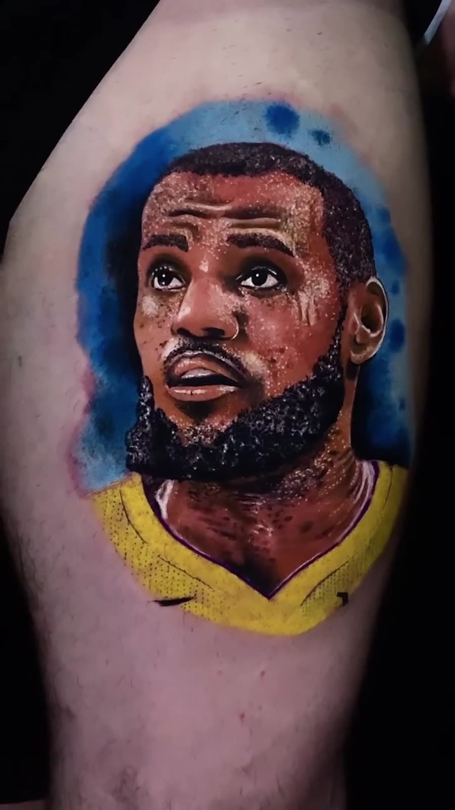 Tatuagem — LeBron James por Fabão Tatuador